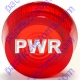 K4 Replacement Large Red Indicator Warning Light Lens PWR Engraved For Power