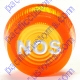 K4 Replacement Large Amber Indicator Warning Light Lens NOS Engraved For Nitrous Oxide