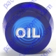 K4 Replacement Large Blue Indicator Warning Light Lens OIL Engraved For Oil Pressure