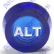 K4 Replacement Large Blue Indicator Warning Light Lens ALT Engraved For Alternator