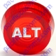 K4 Replacement Jumbo Red Indicator Warning Light Lens ALT Engraved For Alternator