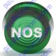 K4 Replacement Jumbo Green Indicator Warning Light Lens NOS Engraved For Nitrous Oxide