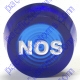 K4 Replacement Jumbo Blue Indicator Warning Light Lens NOS Engraved For Nitrous Oxide
