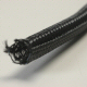 K4 Black 10 Mil Split Wrap Braided Sleeving For 1/2 Inch Diameter 10 Feet Long