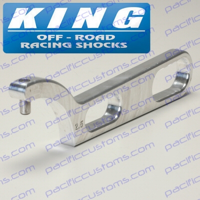 KING SHOCKS BILLET ALUMINUM ENGRAVED WITH SIZE SPANNER NUT WRENCH FOR KING 2.5 SHOCKS