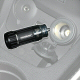 NEBO HIGHBEAM BLACK ANODIZED 12 VOLT RECHARGEABLE CIGARETTE LIGHTER LED FLASH LIGHT