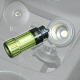 NEBO HIGHBEAM GREEN ANODIZED 12 VOLT RECHARGEABLE CIGARETTE LIGHTER LED FLASH LIGHT