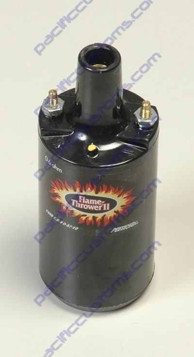 PERTRONIX COIL, FLAME-THROWER, BLACK, 40,000 VOLT / 3.0 OHM
