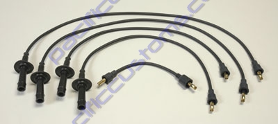 PERTRONIX 7MM BLACK FLAME-THROWER PLUG WIRES FOR STOCK DISTRIBUTORS