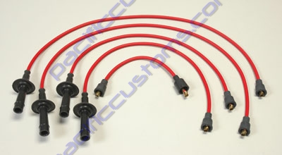 PERTRONIX 7MM RED FLAME-THROWER PLUG WIRES FOR STOCK DISTRIBUTORS