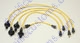 <b>FEATURES</b><br>
<br>
- Two current paths for reliability and redundancy.<br>
- Primary path: Spiral wound stainless steel alloy.<br>
- Secondary path: Carbon impregnated fiberglass center core.<br>
- Low 500 ohm per foot resistance.<br>
- 7mm Silicone jacket to resist high temperatures, moisture, oil and chemicals.<br>
- EPDM ( Ethylene Propylene Diene Methylene) rubber inner insulation for superior heat resistance and prevention of arcing and voltage leaks.<br>
- Fiberglass reinforcing braid for added strength and flexibility.