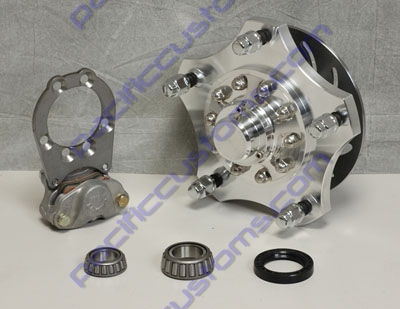 PRO-AM DISC BRAKE KIT,KING PIN,BILLET HUB WITH 8