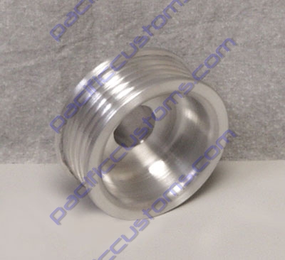 BILLET ALUMINUM ALTERNATOR PULLEY FOR SUBARU 2.0-2.5 LTR TO 1999 ENGINES