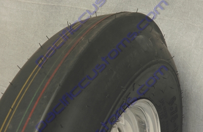 SAND VIPER TIRE, FRONT 15 X 5.00, DRAGONBACK (OFFSET STEERING LIP)