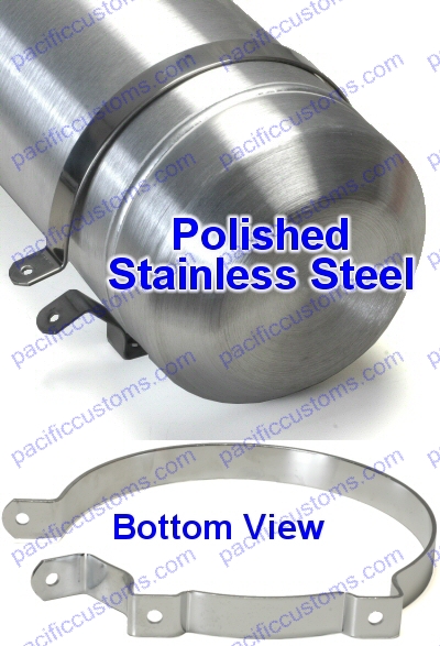 10 INCH STAINLESS STEEL BRACKETS FOR GAS TANKS
