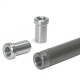 4130 Chromoly 1.0 Inch Tie Rod Kit With Tig Welded Bungs For 5/8 Heims - Choose Your Length