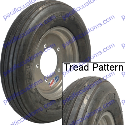 5 RIB IMPLEMENT TIRE, 9.50 x 15