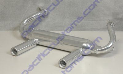 TRI-MIL 2 TIP EXHAUST CERAMIC COATED 1300-1600CC UP TO 1973