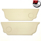 TMI OFF WHITE REAR KICK PANELS FOR THE BACK SEAT OF A 1963 TO 1977 HARD TOP BEETLE OR SUPER BEETLE