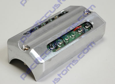 TATUM DOME LIGHT, BILLET ALUMINUM, RADIUS MOUNT, 1 1/2