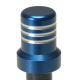 BLUE ANODIZED BILLET ALUMINUM GAS TANK ONE WAY CHECK VALVE ROLL OVER VENT 3/4 TALL 9/16 DIAMETER