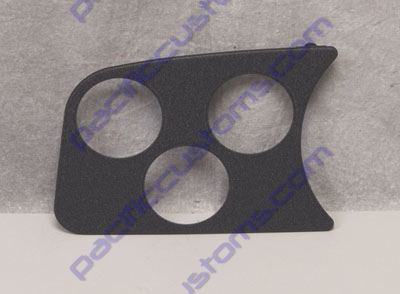 GAUGE PANEL, 3 GAUGES, BLACK