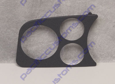 GAUGE PANEL, 2 GAUGES, 1 TACH, BLACK