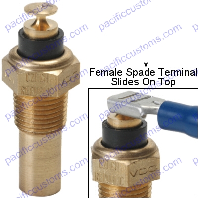 SENDER, OIL TEMP FOR USE WITH T-FITTING