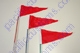 Whip comes with a red flag, a spring at the base of the shaft, and the entire shaft of the whip lights up with L.E.D. lights.