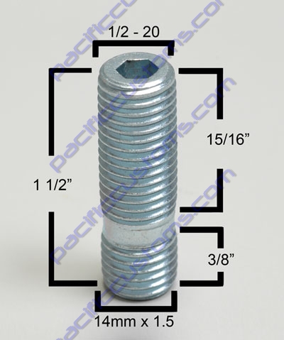 STUD, 14MM X 1/2