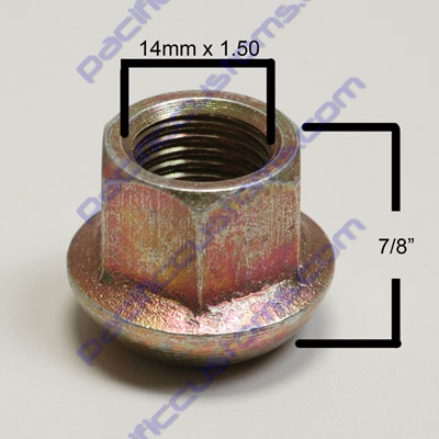 NUT, 14MM WITH BALL SOCKET SEAT, OPEN END