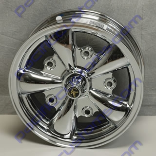 WHEEL, 5 SPOKE EMPI 5 LUG, CHROME