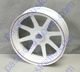 WHITE BAJA STYLE STEEL SPINDLE MOUNT WHEEL 4.5 INCH WIDE BY 15 INCH DIAMETER FOR KING AND LINK PIN