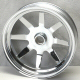 CHROME BAJA STYLE STEEL SPINDLE MOUNT WHEEL 3.5 INCH WIDE BY 15 INCH DIAMETER FOR KING AND LINK PIN