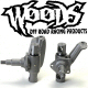 Woods Off Road Racing Products Heavy Duty Combo Link Spindles For Heim Tie Rods 2 Degree Camber