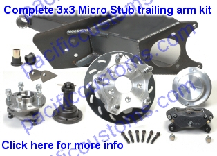 Pacific Customs 3x3 Micro Stub kit