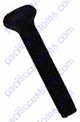 Black Door Lock Pull Knob For 1967 To 1979 Beetle Or 1968 To 1979 Bus