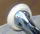 White Escutcheon Collar Bezel For Early Beetle Window Cranks Or Door Handles