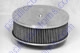 Solex Or Empi Chrome 5 3/8 Diameter Air Filter With Gauze Element For 2 Inch Throat Carburetors