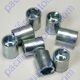 8mm X 1.25 Racing Exhaust Nut Kit With Round Allen Head To Clear Large Diameter Exhaust Tubes 8 Pcs