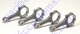 5.400 I-Beam Connecting Rods - Vw Journals Forged Chromoly - Set Of 4