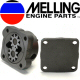 Melling Cast Iron High Volume Heavy Duty Oil Pump For 3 Bolt Flat Camshafts