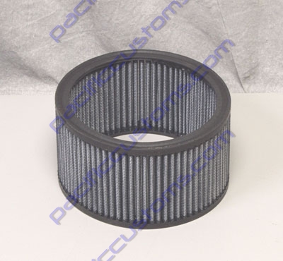 Replacement Oval Air Filter Element 4.5 Inches Wide 7 Inches Long 3.5 Inches Tall