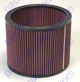 Replacement Cotton Gauze Oval Air Filter Element 5.5 Inches Wide 9 Inches Long 6 Inches Tall