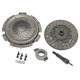Type 1 Clutch Kit, Late Model Pressure Plate, Metal Woven Disc, Late Throwout Bearing And Alignment