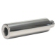 Long Hot Shot Muffler For 2In Exhaust Pipe - 4In Diameter X 14In Long Stainless Steel Canister