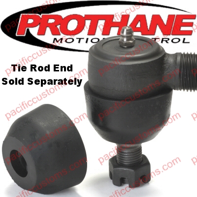 Prothane Black Urethane Tie Rod End Boots For Ford Tie Rod Ends Set Of 2