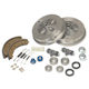 1958-1964 VW Type 1 Bug Complete Front Drums And Shoes Kit