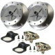 Rear 5 Lug Long Axle Economy Disc Brake Kit With Bolt On Caliper Brackets For Irs Or Long Axle Swing