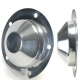 Polished Aluminum Low Profile Wheel Cap For 5 Lug 205mm Bolt Pattern Doesnt Fit Front Brake Drums